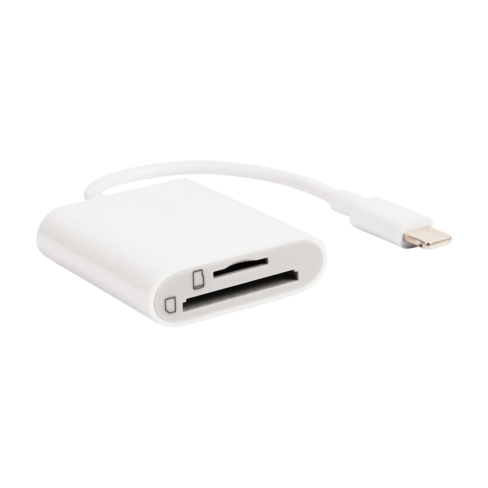 OTG Adapter 2 in 1 Lighting S-D T-F Card Reader OTG Adapter High Transmission CF Card Reader For Macbook Computer For IPhone