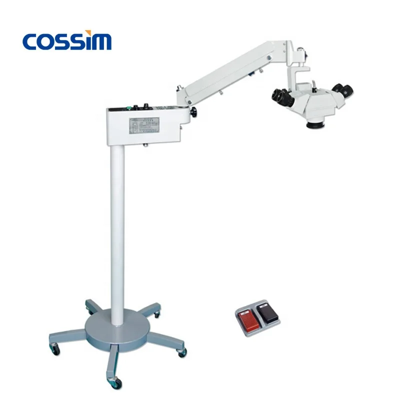 JXT-X-4 Neurosurgery Operation Ophthalmic Eye Surgery Microscope with Assistant Lens & Foot Pulley Control for Surgical Teaching