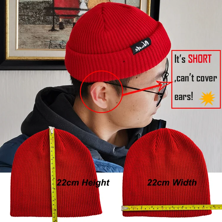 fisherman beanie size