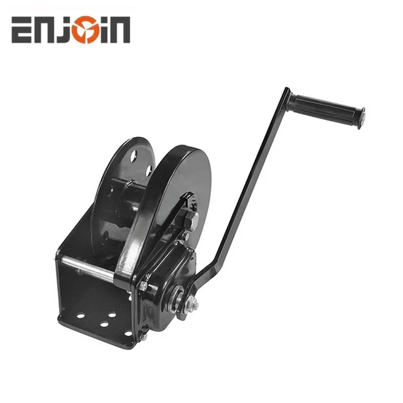 ENJOIN Manual Hand Winch 1200lbs, Brake Hand Winch Lifting 545kgs