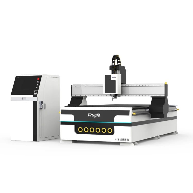 Ruijie 1325 4 axis 3D stone CNC Marble engraving wood router cutting machine for woodworking