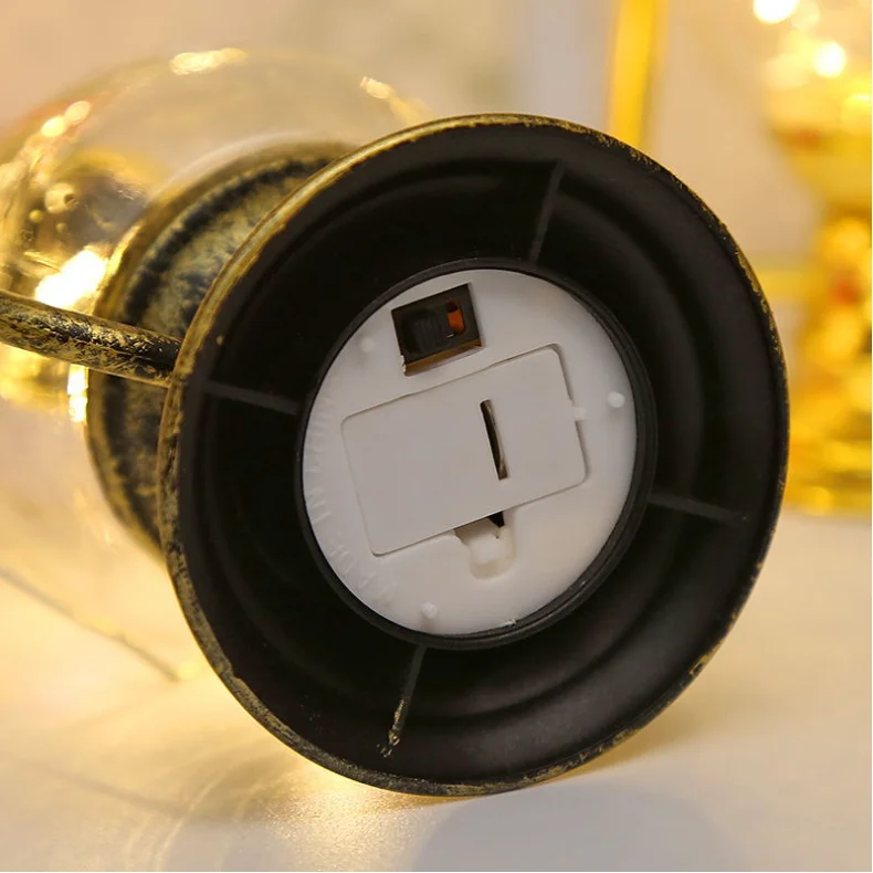 Wholesale Cheap Holiday Decoration Crafts Plastic Material Ramadan Lantern Light Eid Mubarak LED Lantern