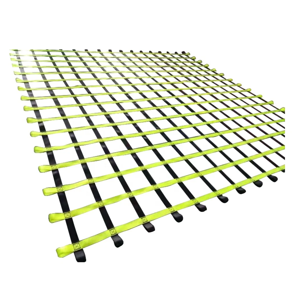 Green Rope Kids Playground Climbing Cargo Nets Frame for Jeep Truck Bed Cargo Net Cam Buckles SUV Car Roof Rack Cargo Netting