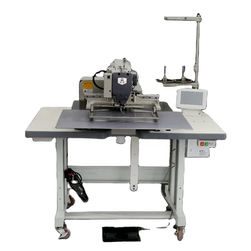 Electronic controlled Programmable Industrial Wallet And Shoes Pattern Sewing Machine for traveling case clothes handbags