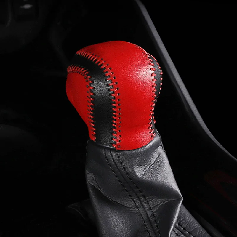 Wholesale customized anti-skid leather automobile shift knob cover Special car, wear-resistant, scratch-resistant, non-slip