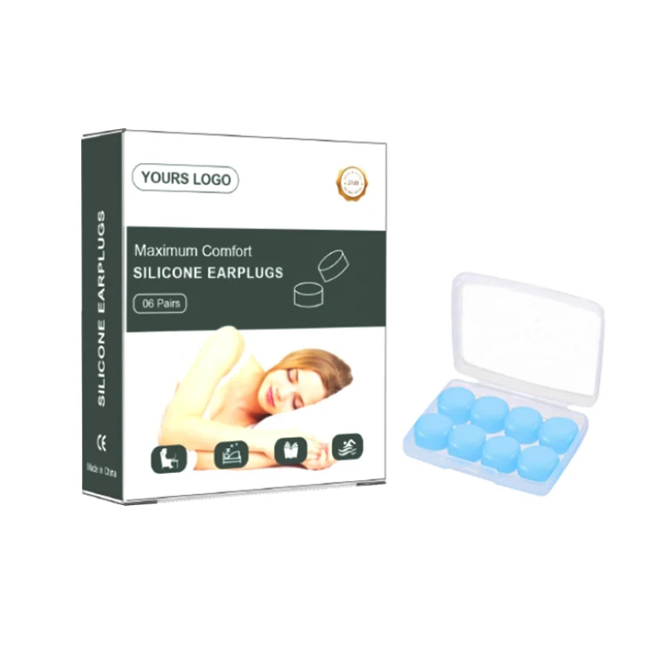 Custom Logo Silicone Mud Earplugs Factory Bulk Hearing Protection with Noise Reduction for Sleep