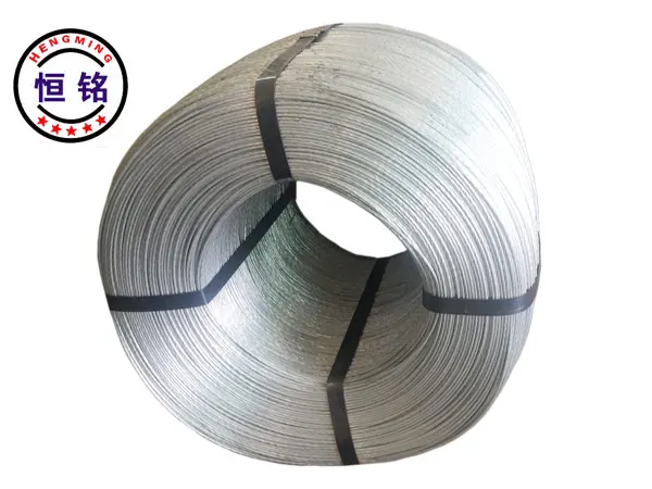 ASTM A475 steel cable stayed galvanized steel strand