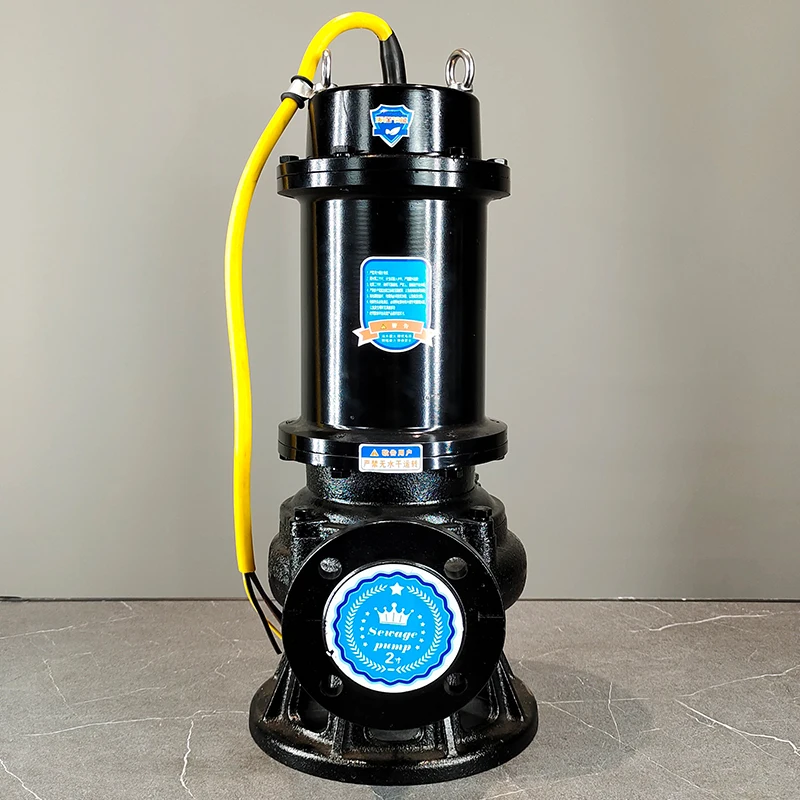 feili small mud slurry pump best quality sewage waste submersible water pumps wq non clogging sewage pump for dirty water