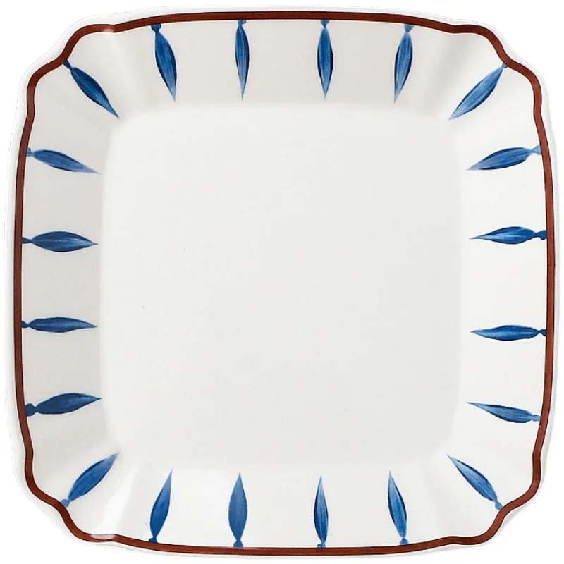 Sushi Plate Restaurant Product Snack Bar Melamine Tray Japanese Dinnerware Set Rectangular Dessert Sashimi Dish Food Display