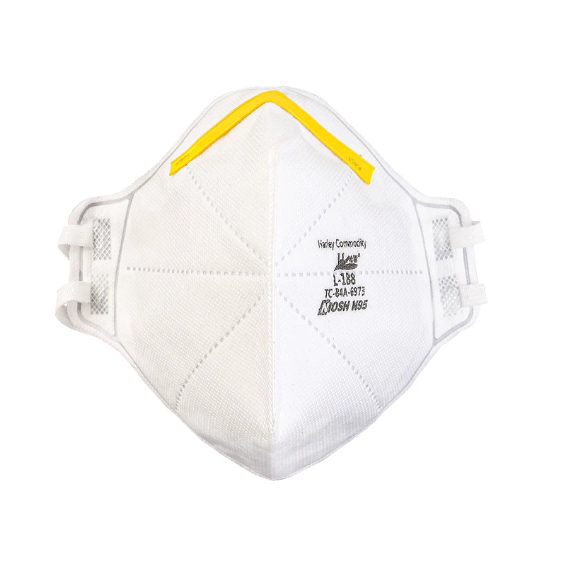 Harley NIOSH N95 Disposable Particulate Respirator Filter Face Mask  Dust Mask  Facial Mask L-188