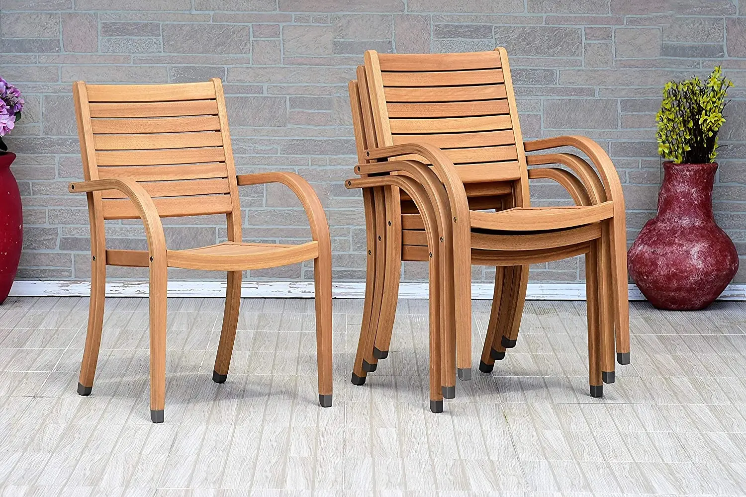 Туинмебелен из тика, салантафель из стейпера