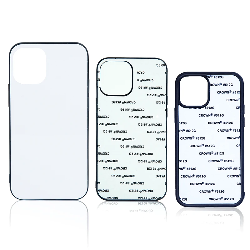 Wholesale High Quality Clear Black White Color 2d Sublimation Phone Case Blank Pc Tpu Soft Rubber For phone 13 Case 3d Printing
