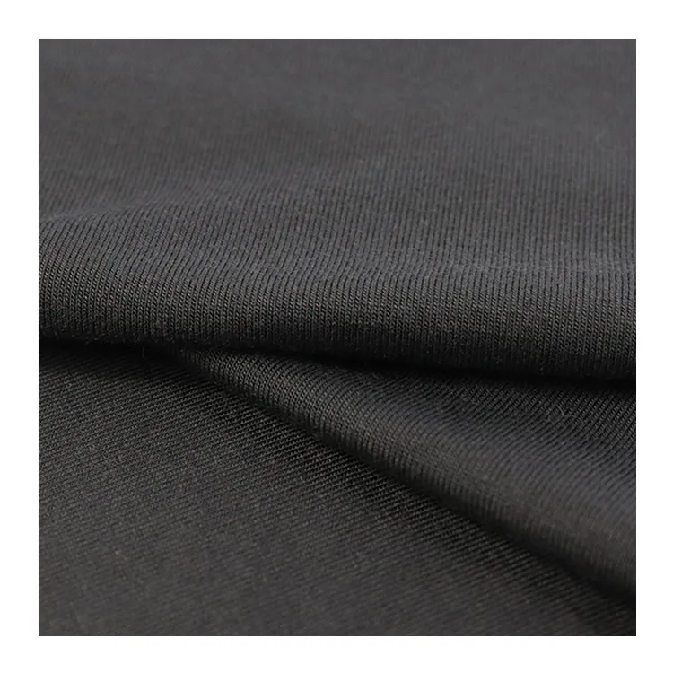 
Plain Dyed Lycra Lenzing Modal Spandex Single Jersey Knit Fabric For Adult 
