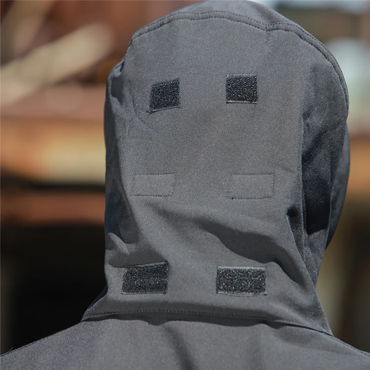 Дышащая Рабочая обувь черного цвета 100% полиэстер, отложной воротник, зеленый с защитой от ветра камуфляж форма тактическая куртка охранника multicam боевой костюм Одежда для детей