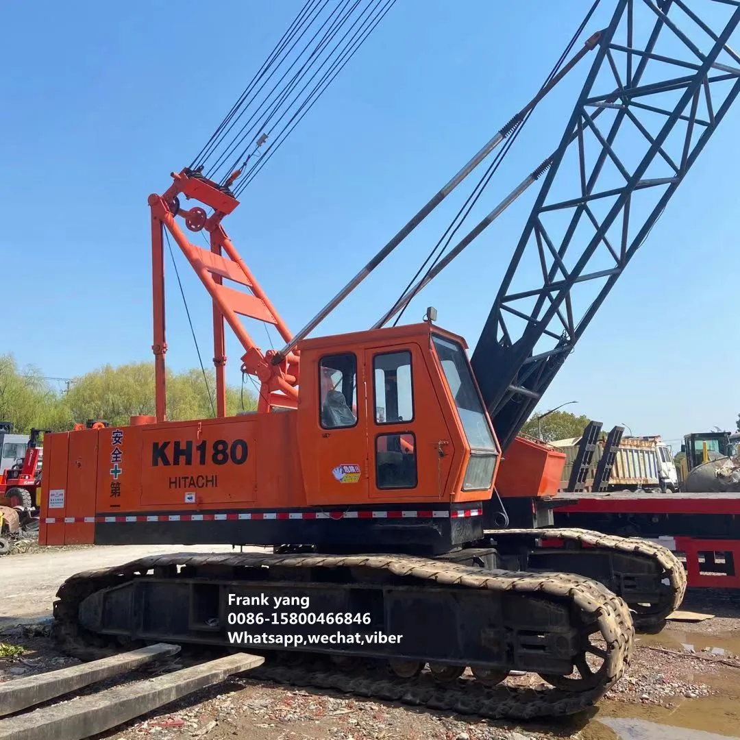 Б/у кран на гусеничном ходу KH180 Hitachi 50 тонн решетчатый