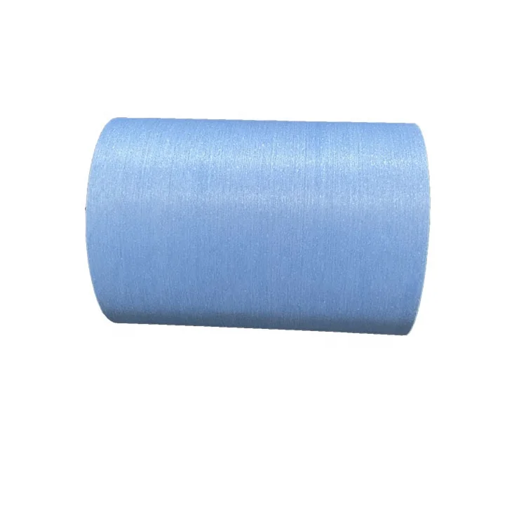 Spunlace nonwoven industrial material for industry cleaning roll wipes