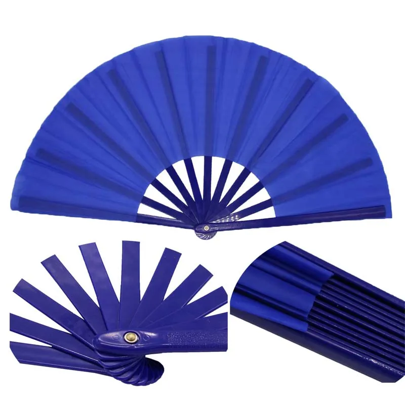 custom plastic logo european  fans cheer big foam hand  custom hand fan navy
