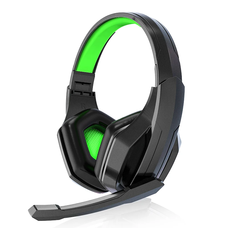 Factory Hot selling Computer Headphones Foldable Design Headband Gaming Headset With Mic And Volume Control
