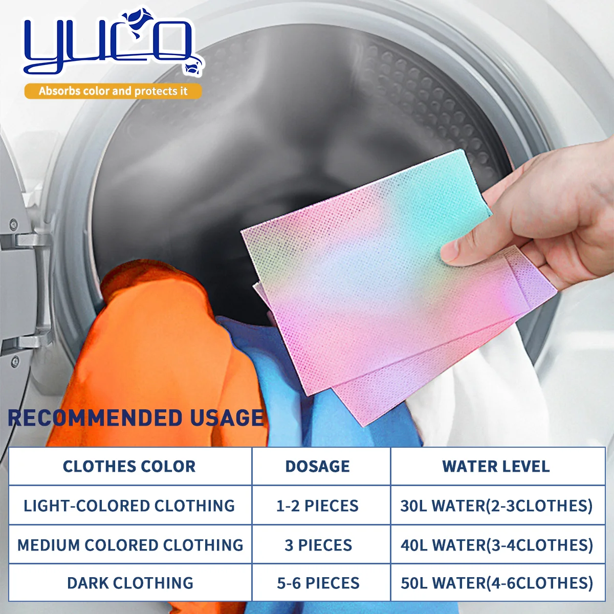 Factory Price Color Catcher Sheet Laundry From Professional Color Absorption Dye Sheets For Prevent Cross-color
