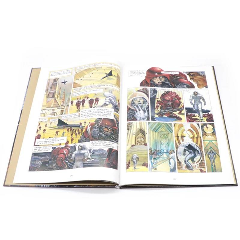 Professional high quality hardcover comic story book printing factory