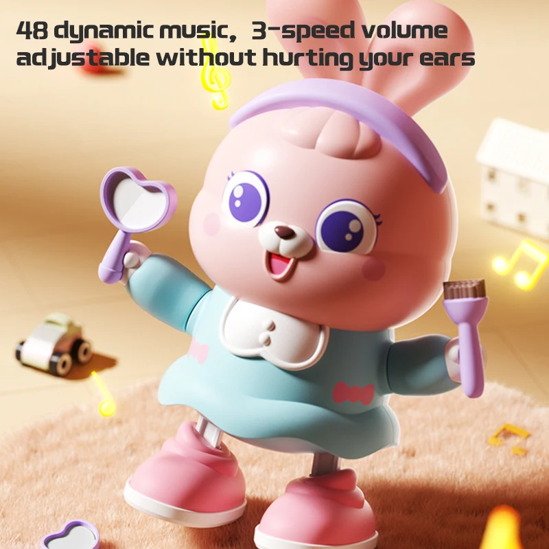 Infant Musical Toys Tummy Time with Music & Lights Learning Toys Dancing Crawling Baby Educational Musical Toys