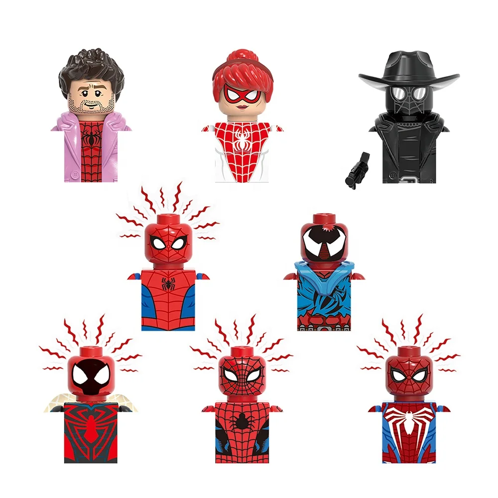G0126 Peter Parker Spinneret famous movie characters plastic Building blocks brick Educational Toy for Kids Boys girls