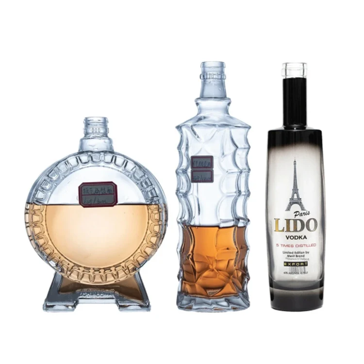 Прямые продажи с фабрики, модный хрустальный стеклянный флакон водки в форме спирта, украшение с принтом на заказ