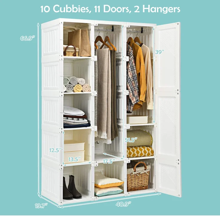antbox Mayi box portable plastic closet cupboard removable portable wardrobe closet shelves wooden designs home furniture