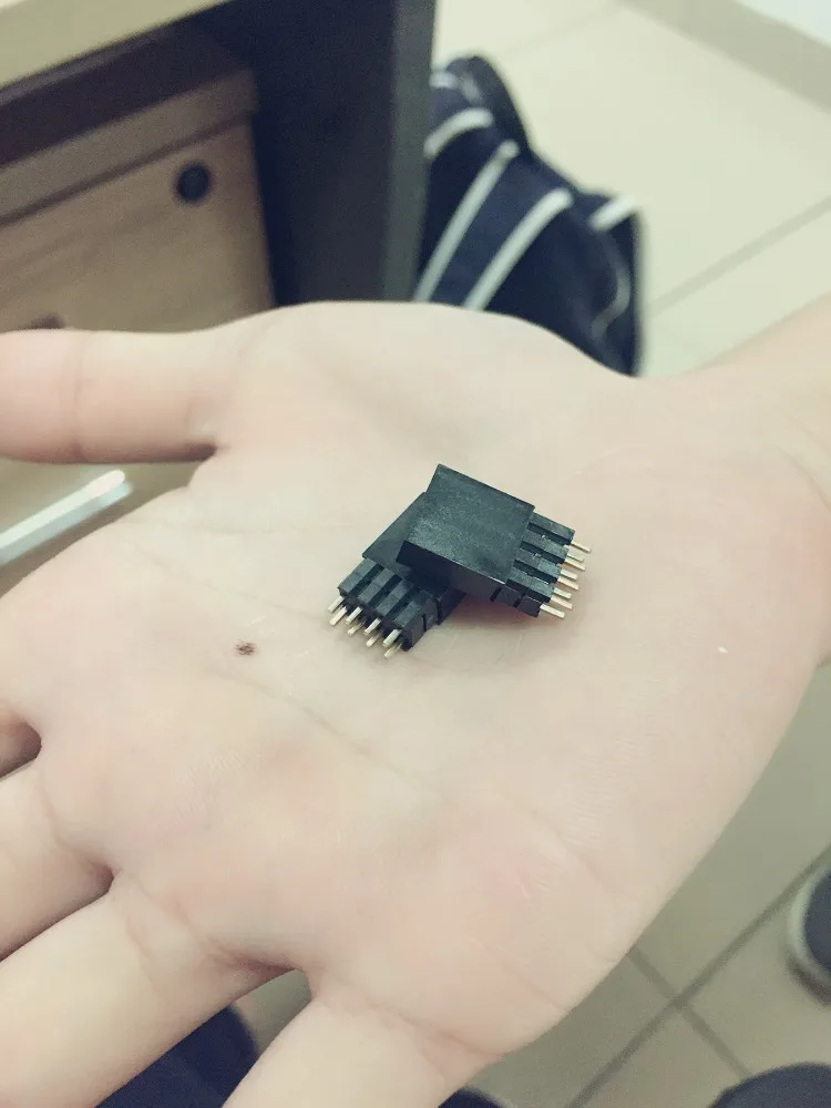 Двухрядный Штабелируемый гнездовой разъем с длинными ножками для PC104, 2,54 мм, 2x10, 20 контактов