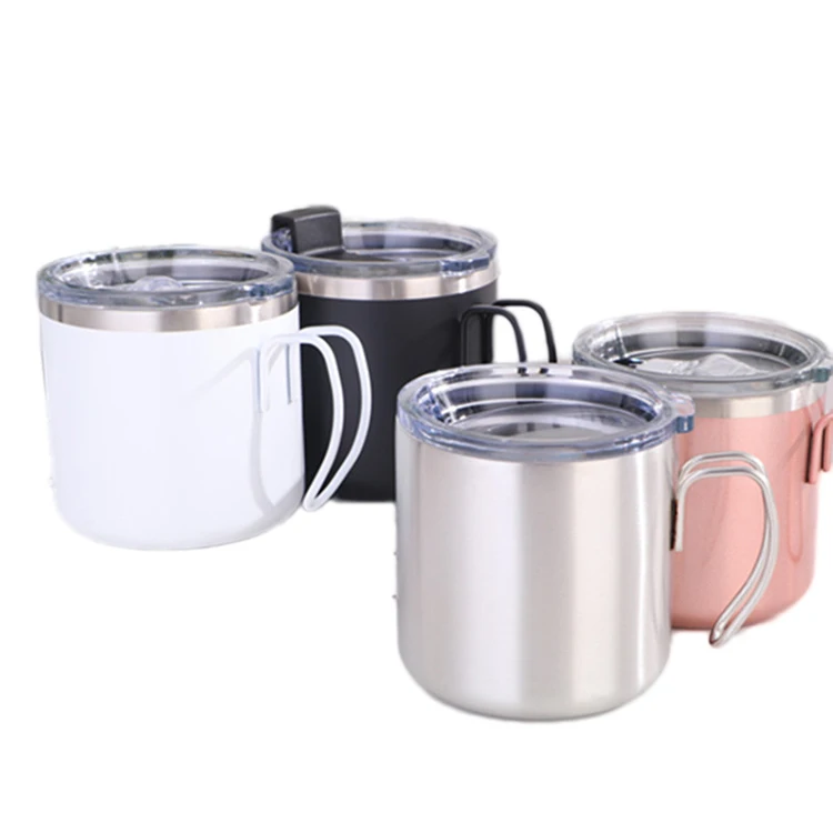 2023 Hot Selling Double Layer 304 Stainless Steel Tumbler Wholesale creative Mug Stainless Steel Coffee Mugs With Handle