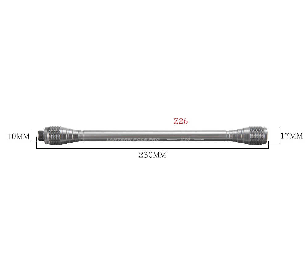 Campingmoon 23cm Gas Cartridge Tank Cylinder Gas Lamp and Gas Torch Lengthening Extent Pole