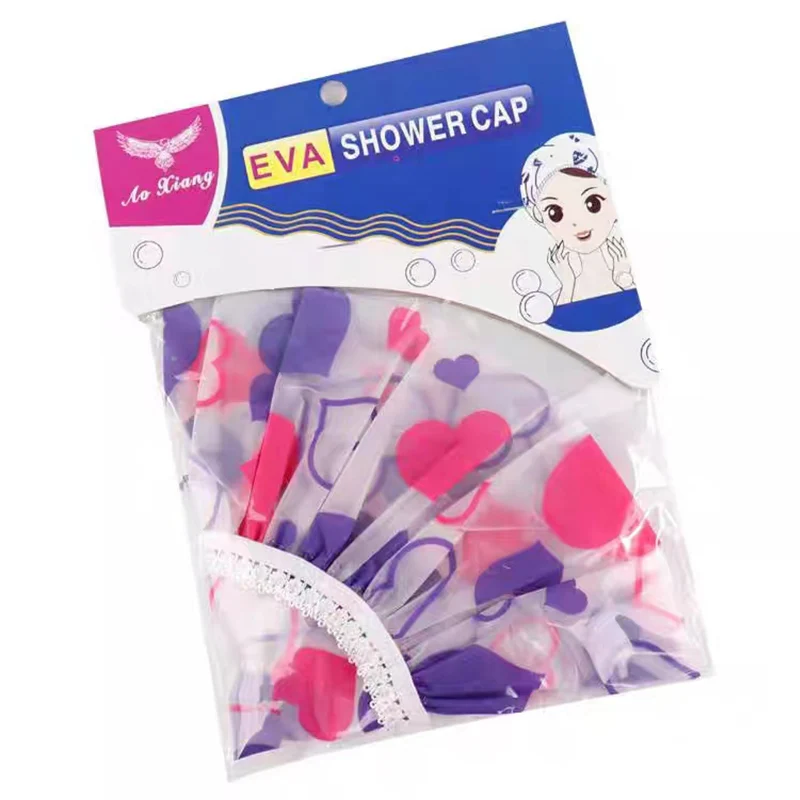 Promotional Popular High Quality Water-proof Recyclable Semi-transparent Lady Use Disposable EVA Shower