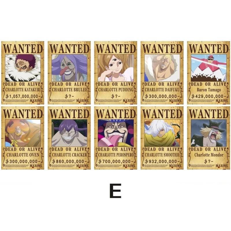 Один предмет хотели награду Luffy Jinbe Nami Chopper Robin Zoro Sanji Usopp Franky аниме декоративные настенные бумажные
