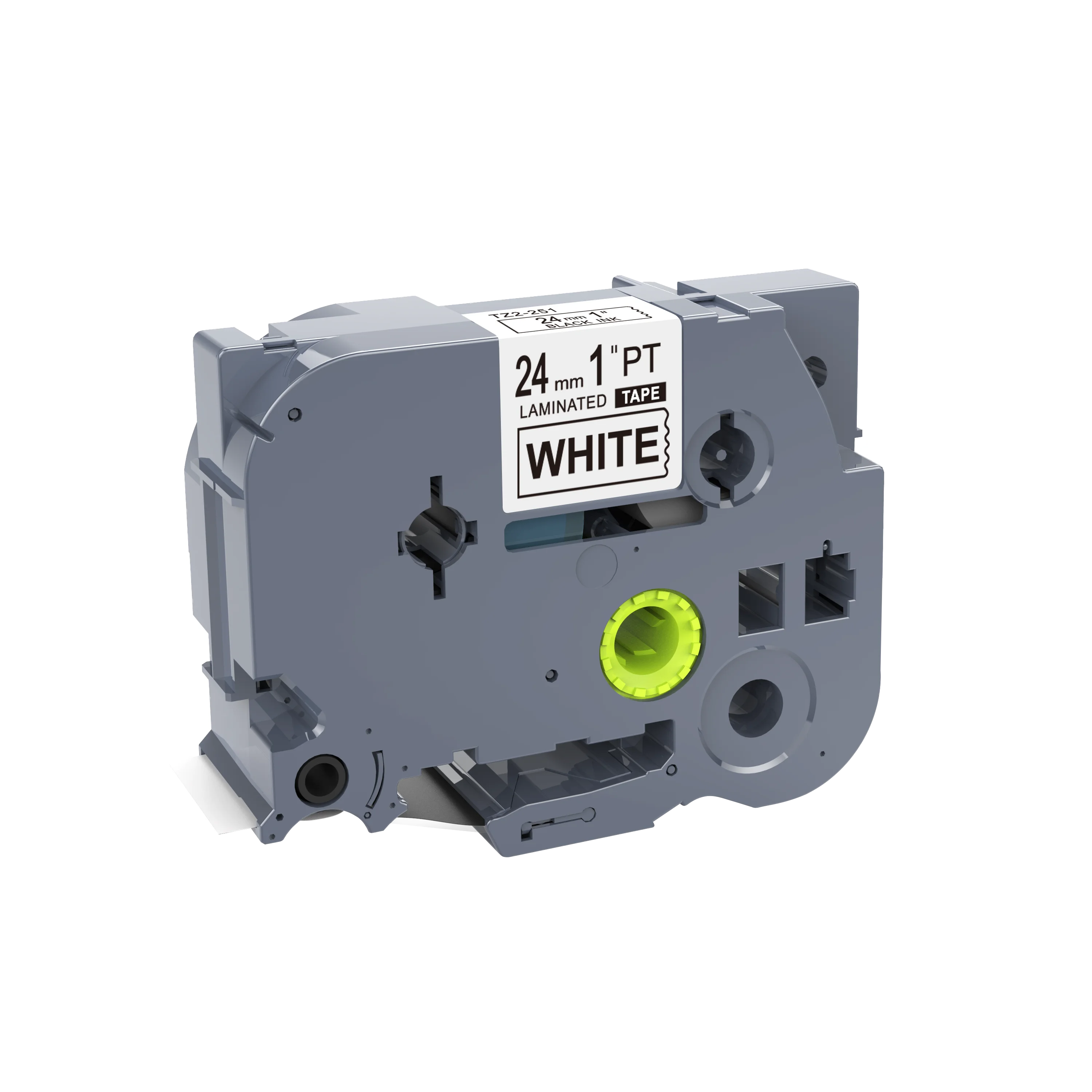 Stocked puty Tze 24mm Tze-251 Black White Label Tape For Brother