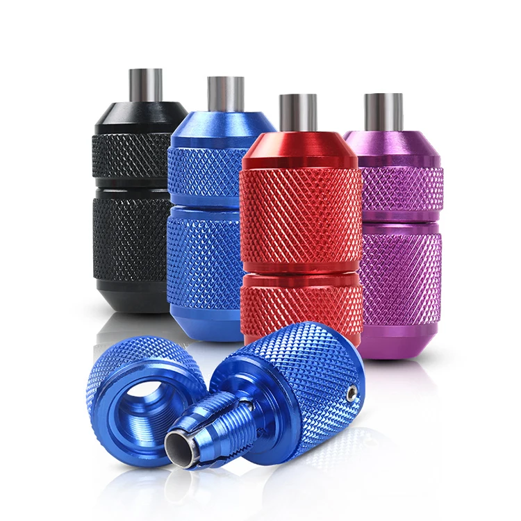 Profesional Aluminium Alloy 28mm Adjustable Tattoo Grip Cartridge Tattoo Grips For Cartridges Needle Use Handle Tattoo Grip Tube