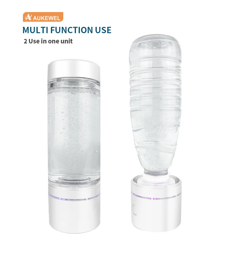 Portable Hydrogen Water Generator Hydrogen Inhalation Machine Ionizer Cup PEM Molecular Hydrogen Water Bottle