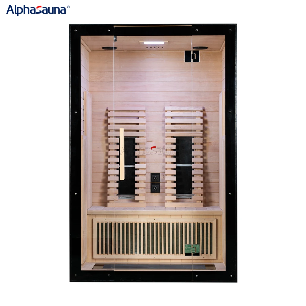 Indoor 2 Person Luxury Full Spectrum Infrared Sauna Portatil Personal for Spa Home Wholesaler