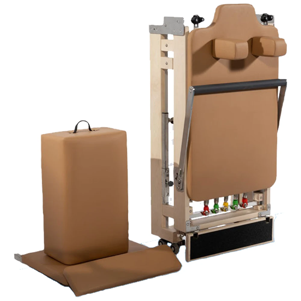 Folding wooden Reformer Pilates Bed Foldable Pilates Reformer Machine