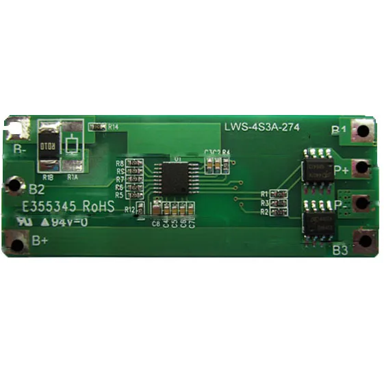 BMS 4s 3a 14,8 в литий-ионная литий-полимерный аккамулятор тисненая програмная панель pcm bms