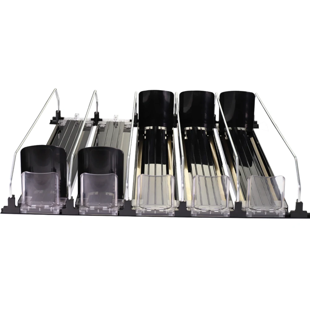 Soda Can Display Beverage Pusher Shelf Pusher System Smart Dispenser Plastic Automatic Spring Loaded Drink Organizer For Fridge