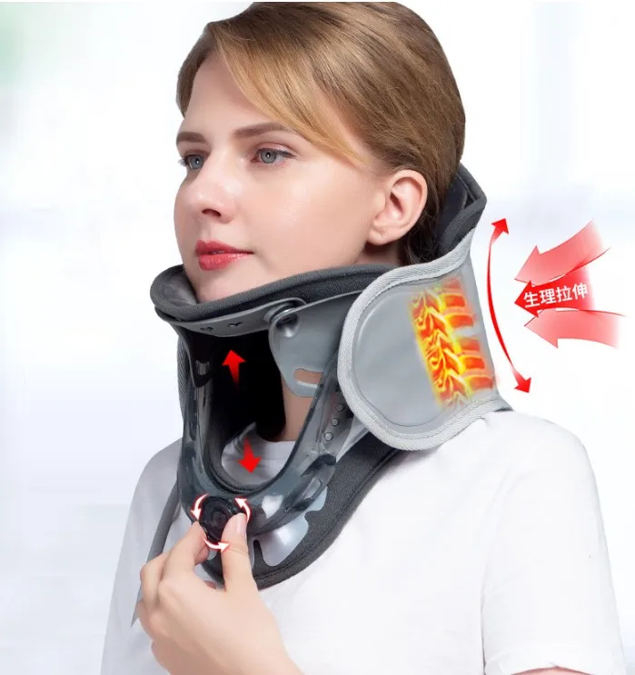Adjustable Cervical Traction Device Neck Pain Relive Collar Neck Care Recover Tool for Home Traction Spine Alignment