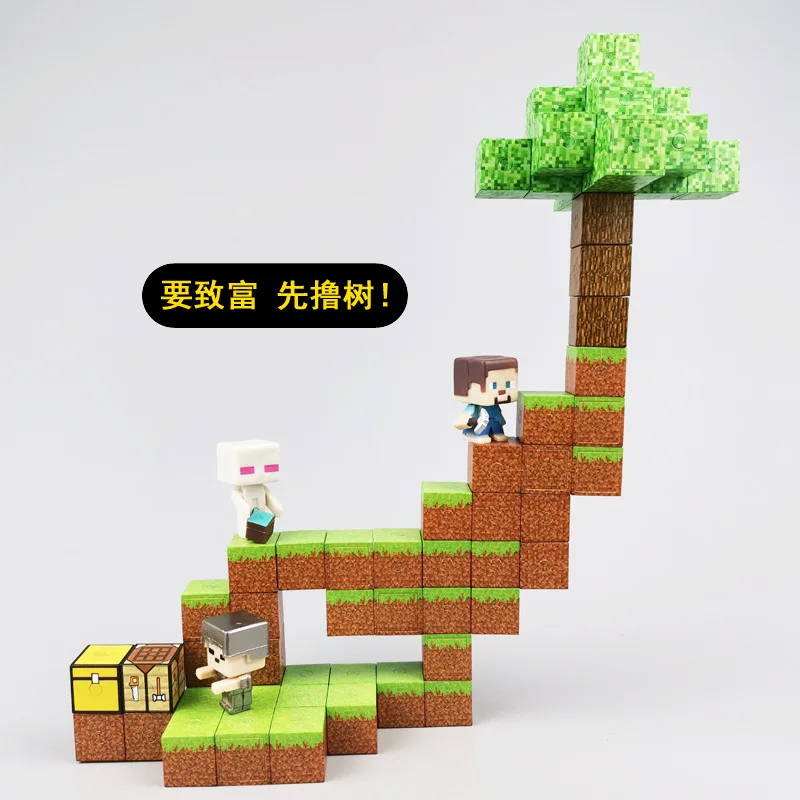Майнкрафт фигурки my World сборный строительный блок игрушка совместимая с моим миром набор кирпичей подарки 21155
