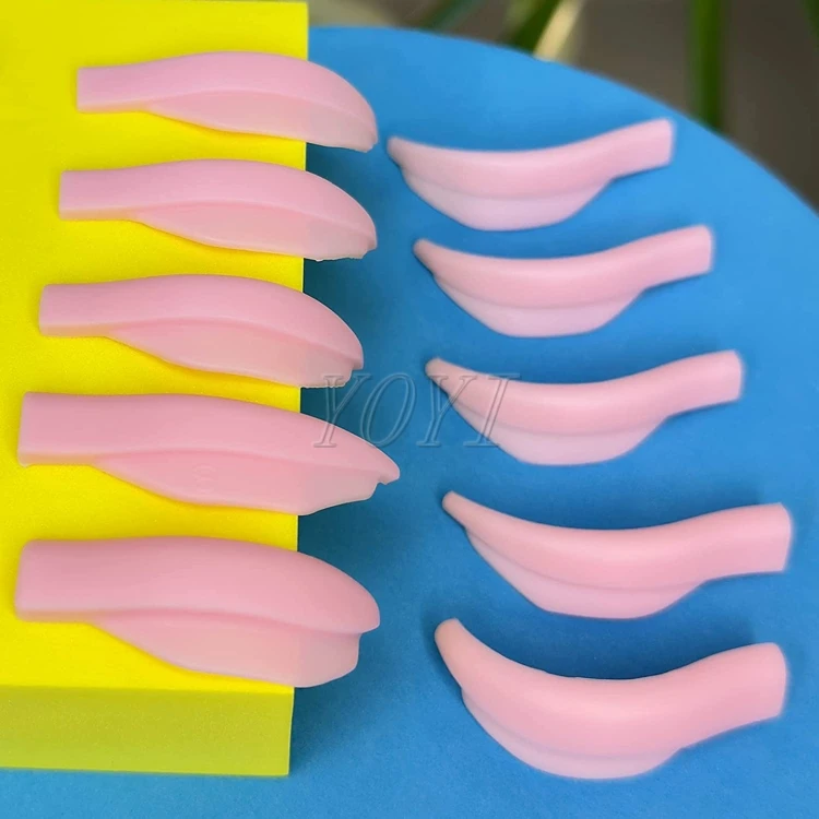 Newest No Glue Silicone Lash Lift Pad Beauty Colors Lash Lift Rod Private Label Lash Lift Shield and Rod