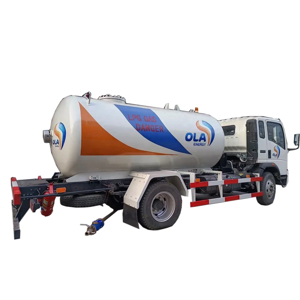 8 Cbm  HOWO Liquefied Petroleum Gas Filling Truck  GLP Tanker Lpg Dispensing Truck for Sale