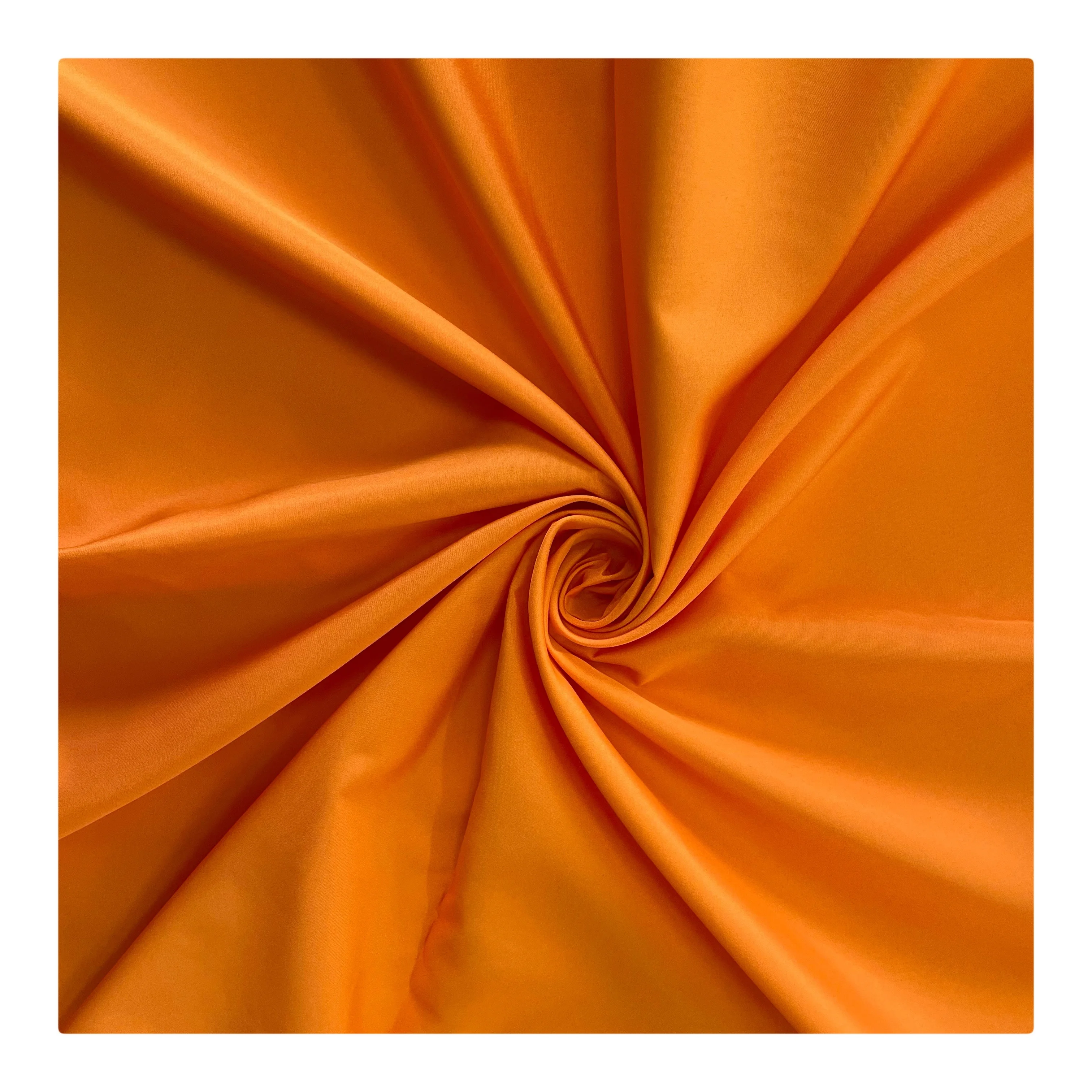 300T Plain Pongee Lining Woven Fabric 100% 50D Recycled Polyester Winter Down Jacket Fabric