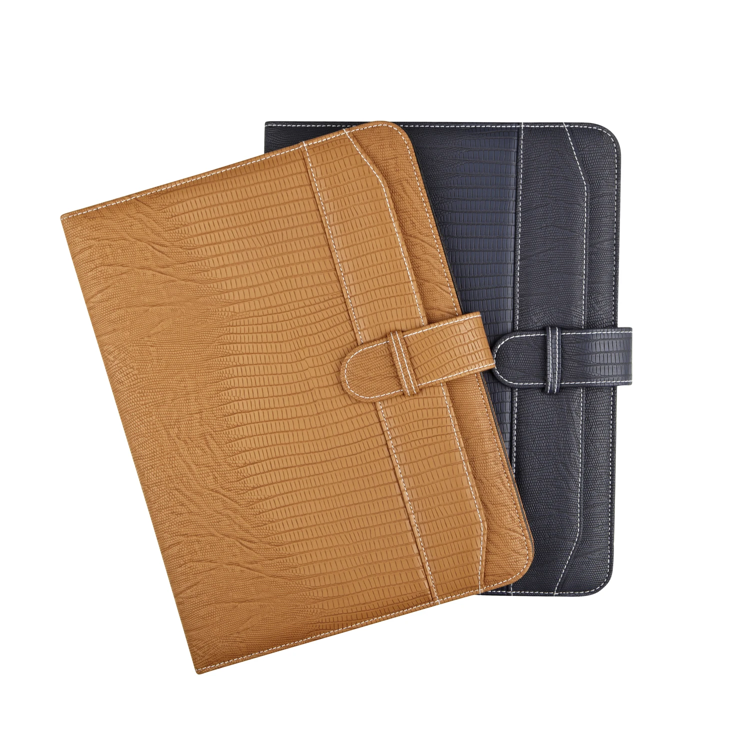 Business Stationery Briefcase Leather A4 For Documents Folder Portafolio With Calculator