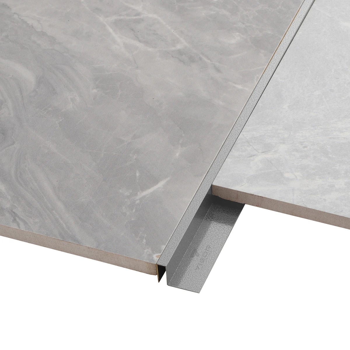 Chrome square edge tile trim embossed stainless steel wall edge protection tile trim matt stainless steel tile trim corners