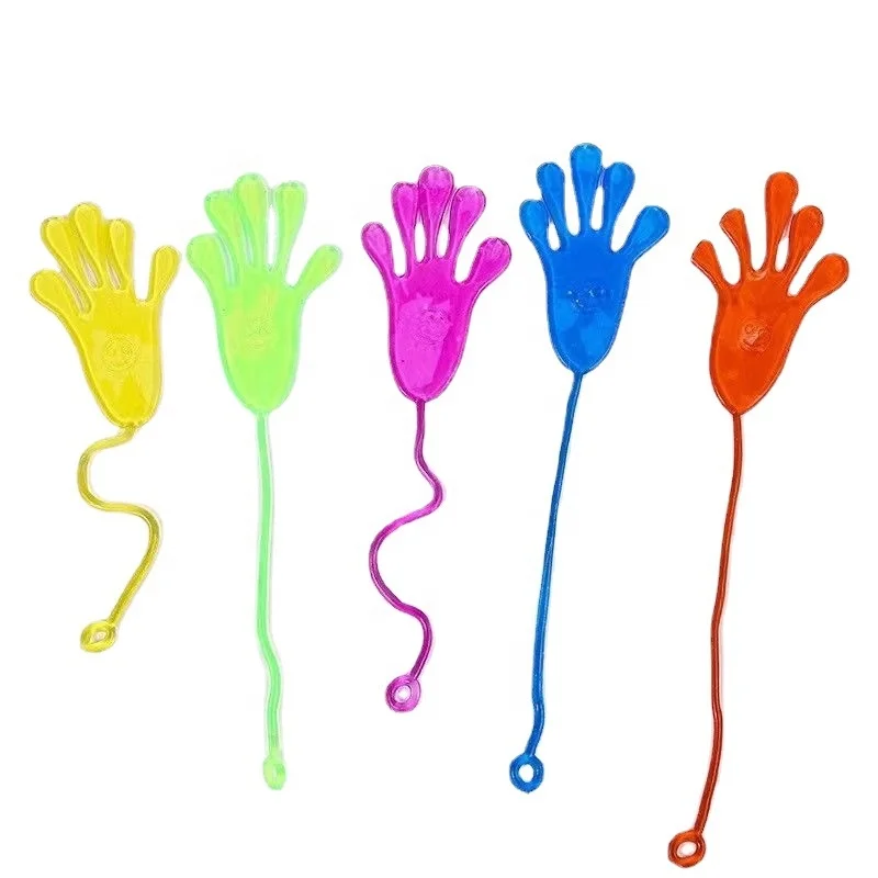 Factory Direct Elastic Telescopic Sticky Hand Toy Unisex Funny Relief Fun Wholesale Customizable Novelties Toy