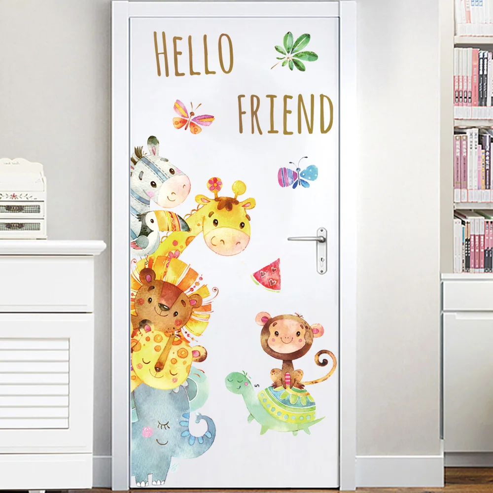 Kids 3D Mosaic Home Decoration Bedroom Wall PVC Sticker Vinyl Self Adhesive Fluorescence Wallpapers Waterproof for Living Room