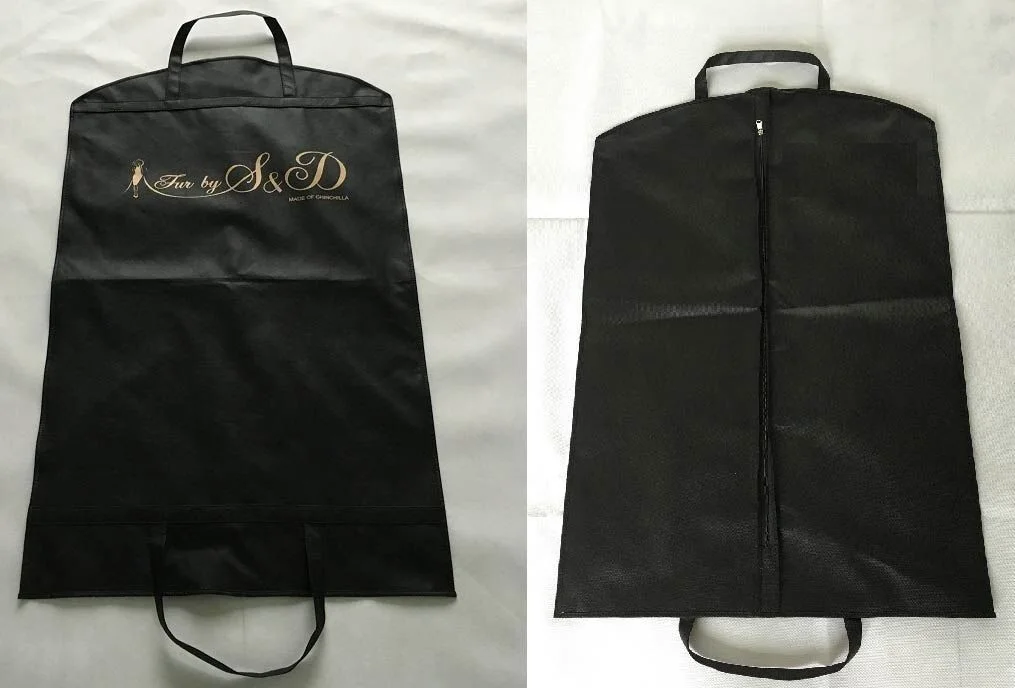 
Reusable durable waterproof dustproof business suit cover garment bag 